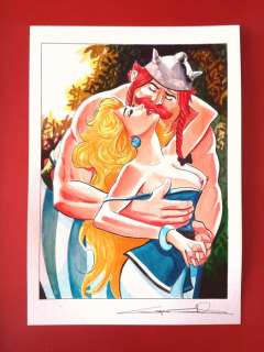 Giuseppe Candita | Asterix - original artwork "The Dream of Obelix" - Exemplaire unique - (2023) | Catawiki