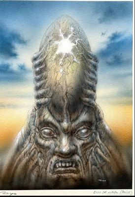 Dibujo original Secret Desires por Luis Royo