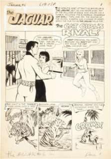 John Rosenberger Adventures of the Jaguar #6 Complete Story Page Original Art Group (Archie/Radio Comics, -