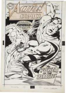 Neal Adams Action Comics #361 Cover Original Art (DC, 1968). What Man of Steel fan could forget this cover - | Heritage
