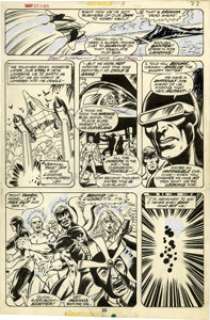 Dave Cockrum Giant-Size X-Men #1 page 23 Original Art (Marvel, 1975). Cockrum penciled and inked this page - | Heritage