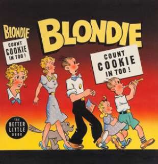 Blondie Count Cookie in Too! Big Little Book #1430 Cover Original Art (Whitman, 1947). Mixed media on -