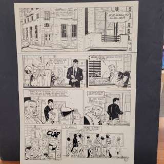 Van Linthout, Georges | Van Linthout, Georges - Planche originale - Lou Smog - (années 1990) | Catawiki