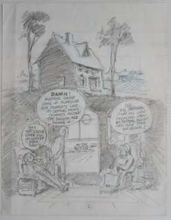 Eisner, Will | Will Eisner - Original Sketch Page 2 - Dropsie Avenue - Page volante - EO - (1995) | Catawiki