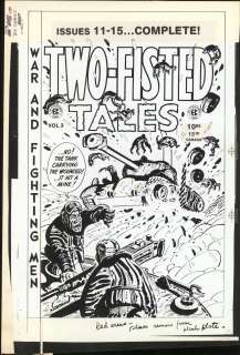 EC Annual Production Cover Photo Stat Two-Fisted Tales Vol 3 (1980s) | Russ Cochran