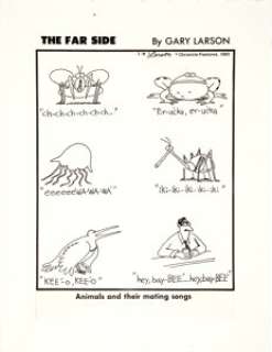 Gary Larson The Far Side Daily Comic Strip Original Art dated 2-8-83 (Chronicle Features, 1983). It’s a rare - | Heritage