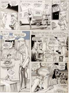 Bill Ward Male May 1968 Pussycat Page 2 Original Art (Magazine Management/Marvel, 1968). With a bombshell like - | Heritage