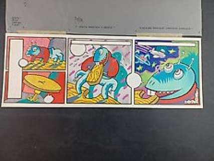 Giacon, Matticchio | Giacon, Matticchio - Striscia Originale "Il Tarlo che Viaggiava" - Firmata - Page volante - Exemplaire unique | Catawiki