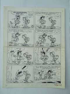 Attanasio, Dino | Attanasio, Dino - Planche originale - Modeste et Pompon - "Les grands vertiges" - (1966) | Catawiki