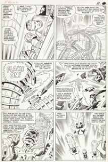 Jack Kirby and Chic Stone Fantastic Four #31 "The Mad Menace of the Macabre Mole Man!" Page 9 -