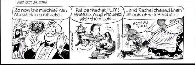 Scancarelli-Gasoline Alley- Original Daily Strip-(2018) | Russ Cochran