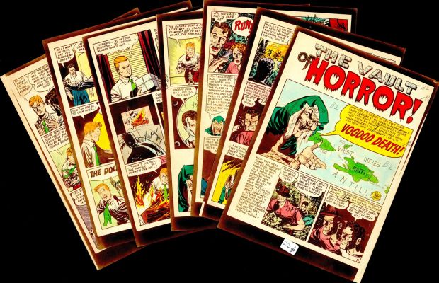 Craig-VooDoo Death! Crypt #34-Complete 7pg Story Silver Print (1953) | Russ Cochran