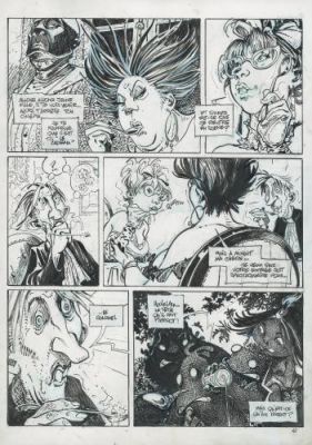 Régis Loisel | La Dernière Maison Juste Avant la Forêt, planche 42 | Galerie 9ème Art