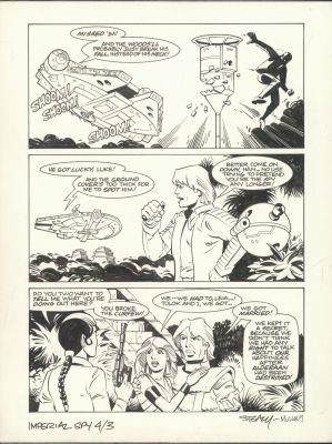 Steacy-StarWars-Imperial Spy-Original Art | Russ Cochran
