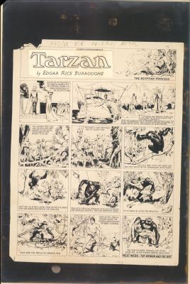 Russ Cochran Comic Art Auction Production Photo Stat | Russ Cochran