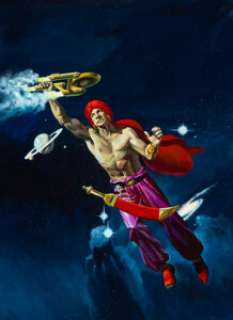 George Wilson Star Trek #10 Cover Painting Original Art (Gold Key, 1971). This was the first painted cover -