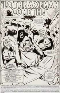 Dale Keown and Fred Fredericks Nth Man the Ultimate Ninja #8 Splash Page Original Art (Marvel, 1990). A -