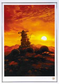 Masanori Nishii Hand-Drawn Signed Color Reproduction Illustration "Space Battleship Yamato 2199" Sunset Yamato | Mandarake (Big Web)