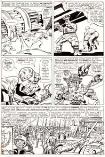 Jack Kirby and Dick Ayers Fantastic Four Annual #1 Page 24 Namor Original Art (Marvel, 1963). Silver Age -