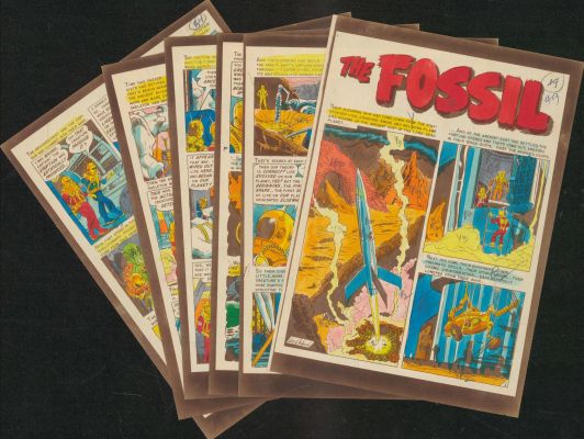 Orlando, The Fossil, W-Fan #22, 6pg Silver Print Color Guide (1953) | Russ Cochran