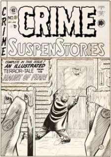 Johnny Craig Crime SuspenStories #8 Cover  Original Art (EC, 1952)....