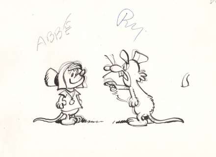 Macherot | Sibylline, illustration Ã  l’encre de Chine et Ã  … | Millon