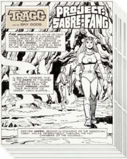 Dan Spiegle Tragg and the Sky Gods #4 Complete 23-Page Story Original Art (Gold Key, 1976).... (Total: 23 Original Art)