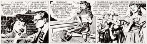 Alex Raymond Rip Kirby Daily Comic Strip Original Art dated 5-26-49 (King Features Syndicate, 1949).... | Heritage