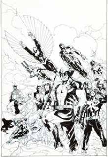 Emanuela Lupacchino Marvel Miniserie #146 Variant XX Original Art Cover (Marvel Italy, 2014)....