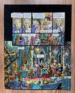 Florence Magnin | Magnin, Florence - L’autre Monde - Planche originale en couleur (p.40) - L’autre Monde T4 - La Bouche d’ombre - (2012) | Catawiki