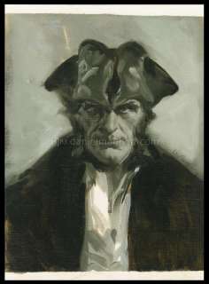 Mathieu Lauffray - Portrait de Long John Silver publié dans le cahier graphique de l‘intégrale Long John Silver publié en novembre 2015 - Guyanacapac - Long John Silver