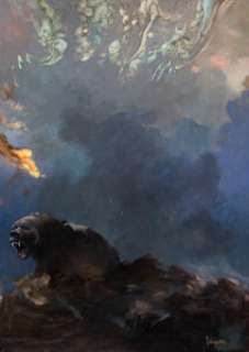 Frank Frazetta - Demons and Bear Painting Original Art (c. 1980-90s).... | Heritage