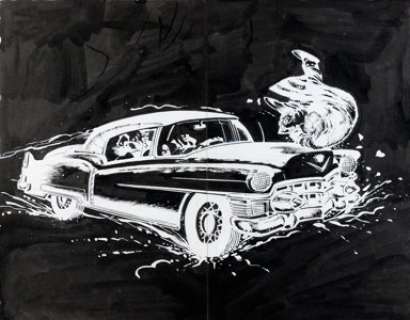 Frank Miller Sin City : Family Values Original de la double page 44-45 (Dark Horse, 1997).... | Heritage