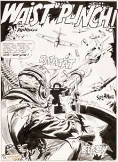  - Joe Kubert Star Spangled War Stories #58 Splash Page 1 Original Art (DC, 1957)....