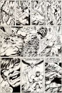 John Byrne and Bob Layton Incredible Hulk Annual #7 Issue Page 39 Original Art (Marvel, 1978).... | Heritage
