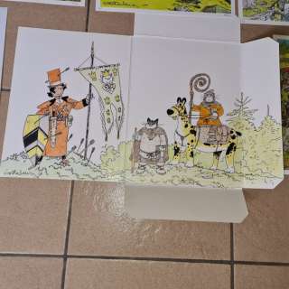 Wasterlain | Wasterlain, Marc - Portfolio Grafic Art + dessin original couleur - Docteur Poche et les chats - (2022) | Catawiki