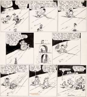 George Herriman Krazy Kat Sunday Comic Strip Original Art dated 9-9-28 (International Feature Service, 1928).... | Heritage