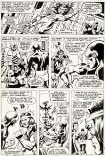 Dave Cockrum and Bob McLeod X-Men #94 Story Page 8 Original Art (Marvel, 1975).... | Heritage