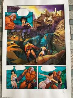 Reculé, Henri | Reculé, Henri - Planche originale couleur - Les Immortels T3 - La Passion selon Nahel - (2002) | Catawiki