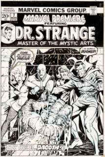 Mike Ploog Marvel Premiere #7 Cover Doctor Strange Original Art (Marvel, 1973)....