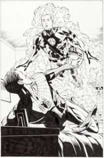 Sean Chen and Sandu Florea Amazing Spider-Man #700.5 Splash Page 2 Original Art(Marvel, 2013)....