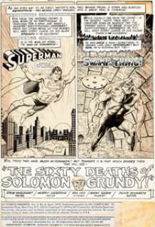 Murphy Anderson DC Comics Presents #8 Story Page 1 Original Art (DC, 1979).... | Heritage