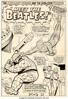 Bob Powell and Chic Stone Strange Tales #130 Splash Page 1 Original Art (Marvel Comics, 1965).... | Heritage