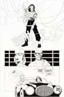 Travis Charest and Richard Friend Wildcats #2 Story Page 22 Original Art (DC, 1999)....