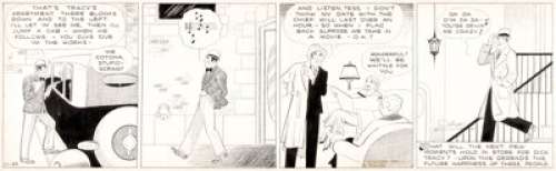 Chester Gould Dick Tracy Daily Comic Strip Original Art dated 11-20-31 (Chicago Tribune Syndicate, 1931). A -