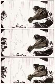 Tim Sale Hulk: Gray #5 Planche 19 (Marvel, 2004).... | Heritage