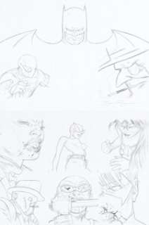 James Jean - Batman: War Games TPB Cover Original Art Group of 2 (DC, 2005).