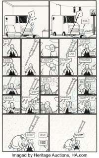 Chris Ware - Acme Novelty Library #8 "Jimmy Corrigan" Story Page Original Art (Fantagraphics, 1996).