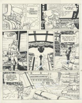 Jean-Claude Mézières | Valérian, Tome 11, Les Spectres d’Inverloch, Planche 31b, 1984 | Galerie 9ème Art