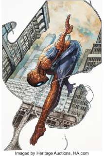 Simone Bianchi | Amazing Spider-Man #20 Couverture Variante (Marvel, 2016). Simone Bianchi Amazing Spider-Man #20 Variant Cover Original Art (Marvel, 2016). | Heritage